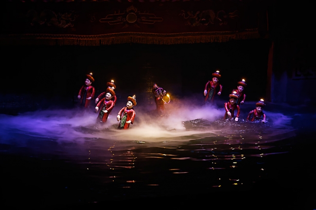 Hanoï-Thang Long water puppet show-027